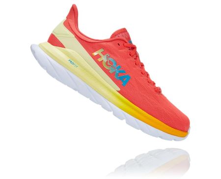 Hoka Mach 4 - Adidasi Alergare Pe Drum Barbati Corai | RO-383alOg